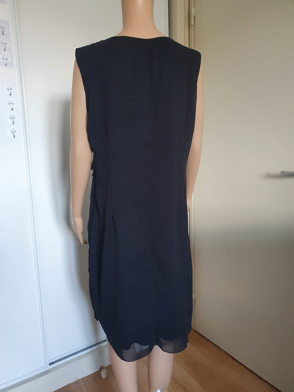 Robe de Soirée Noire Armand Thiery – Élégance & Scintillement (Taille 46 / 3XL)