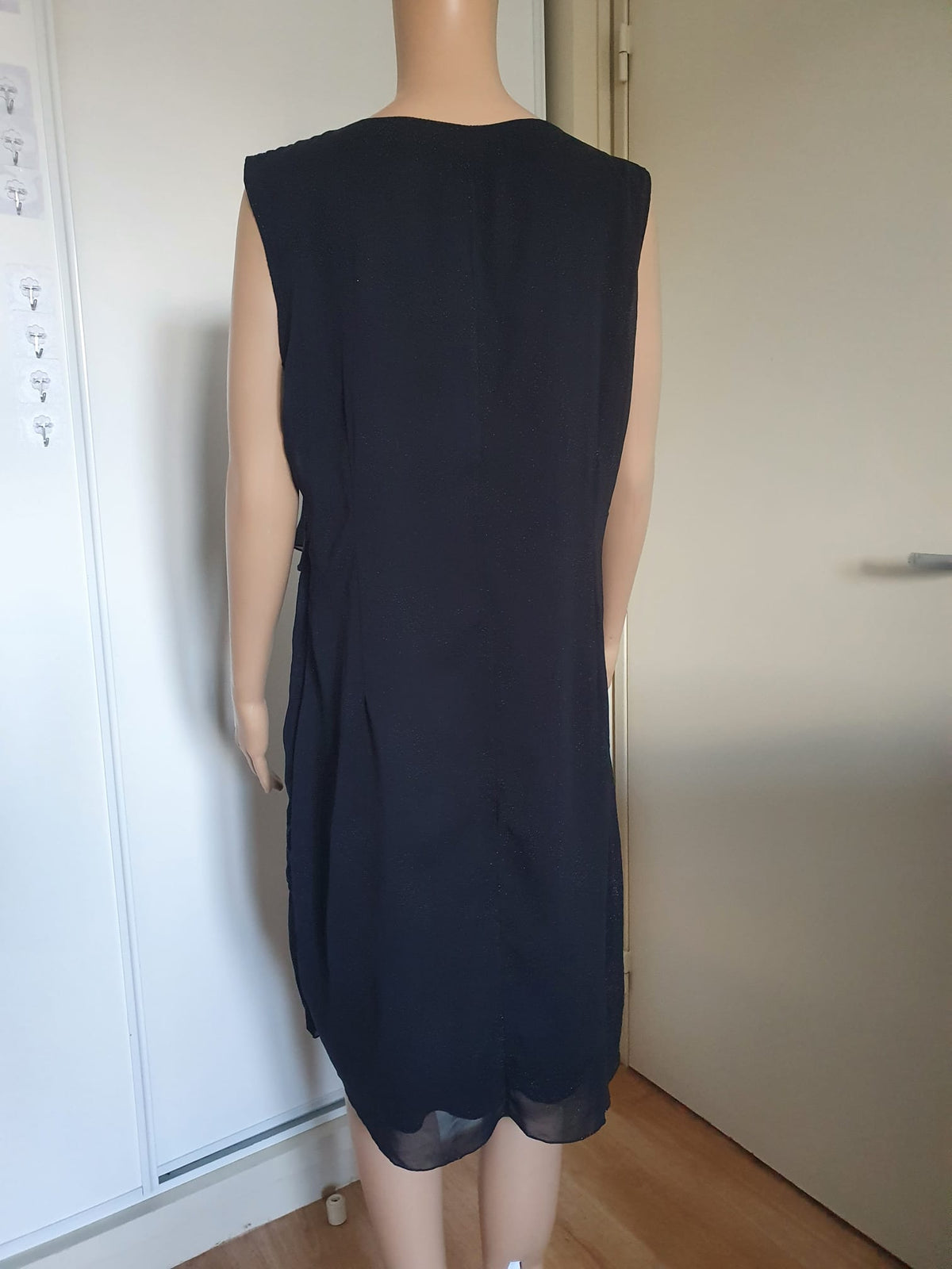 Robe de Soirée Noire Armand Thiery – Élégance & Scintillement (Taille 46 / 3XL)