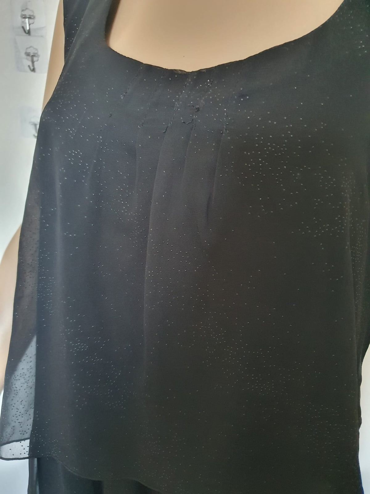 Robe de Soirée Noire Armand Thiery – Élégance & Scintillement (Taille 46 / 3XL)