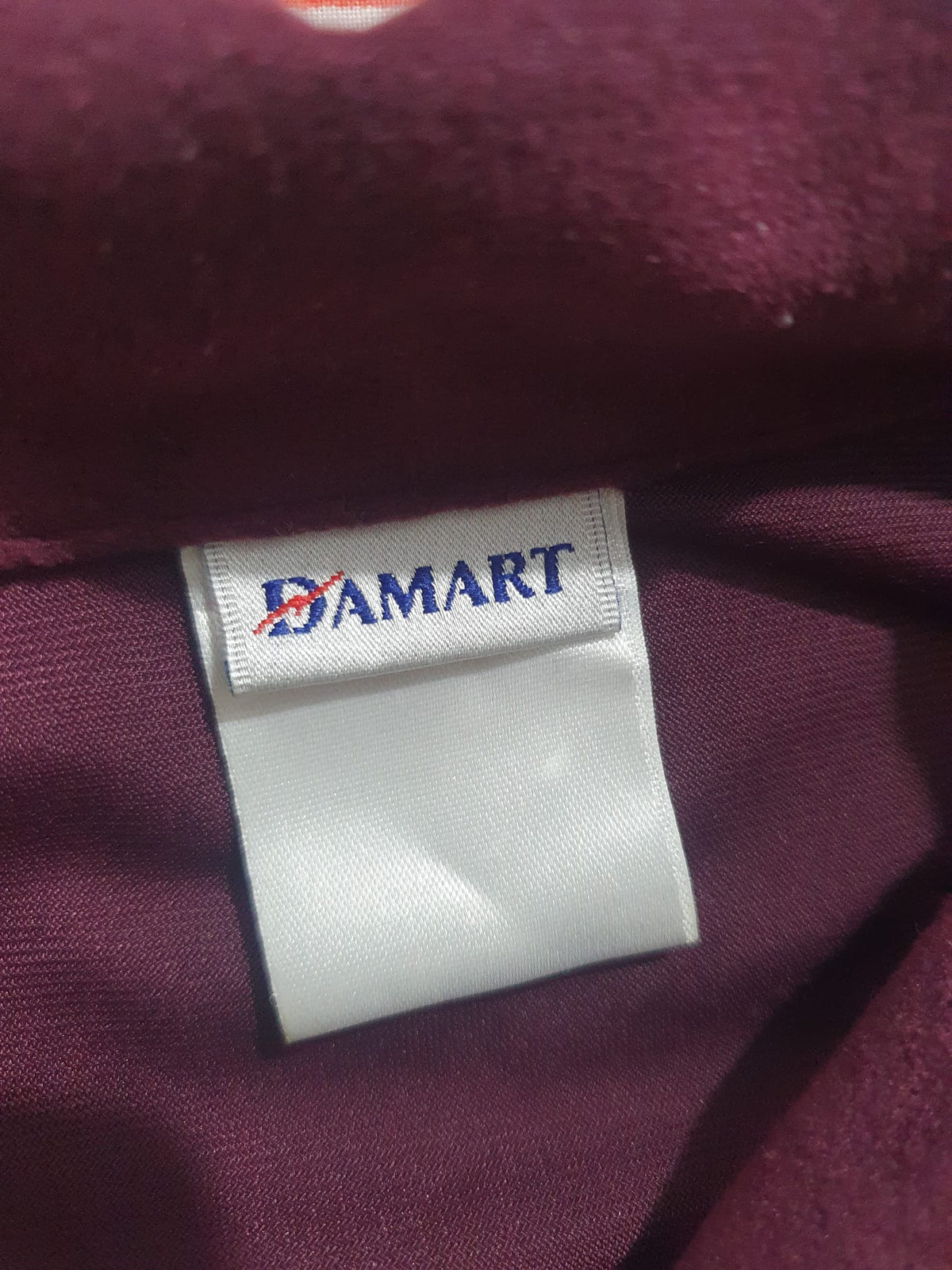 Surchemise Femme Bordeau / Prune Damart – Veste-Chemise Bi-Matière Suédine & Mailles T44 / 46