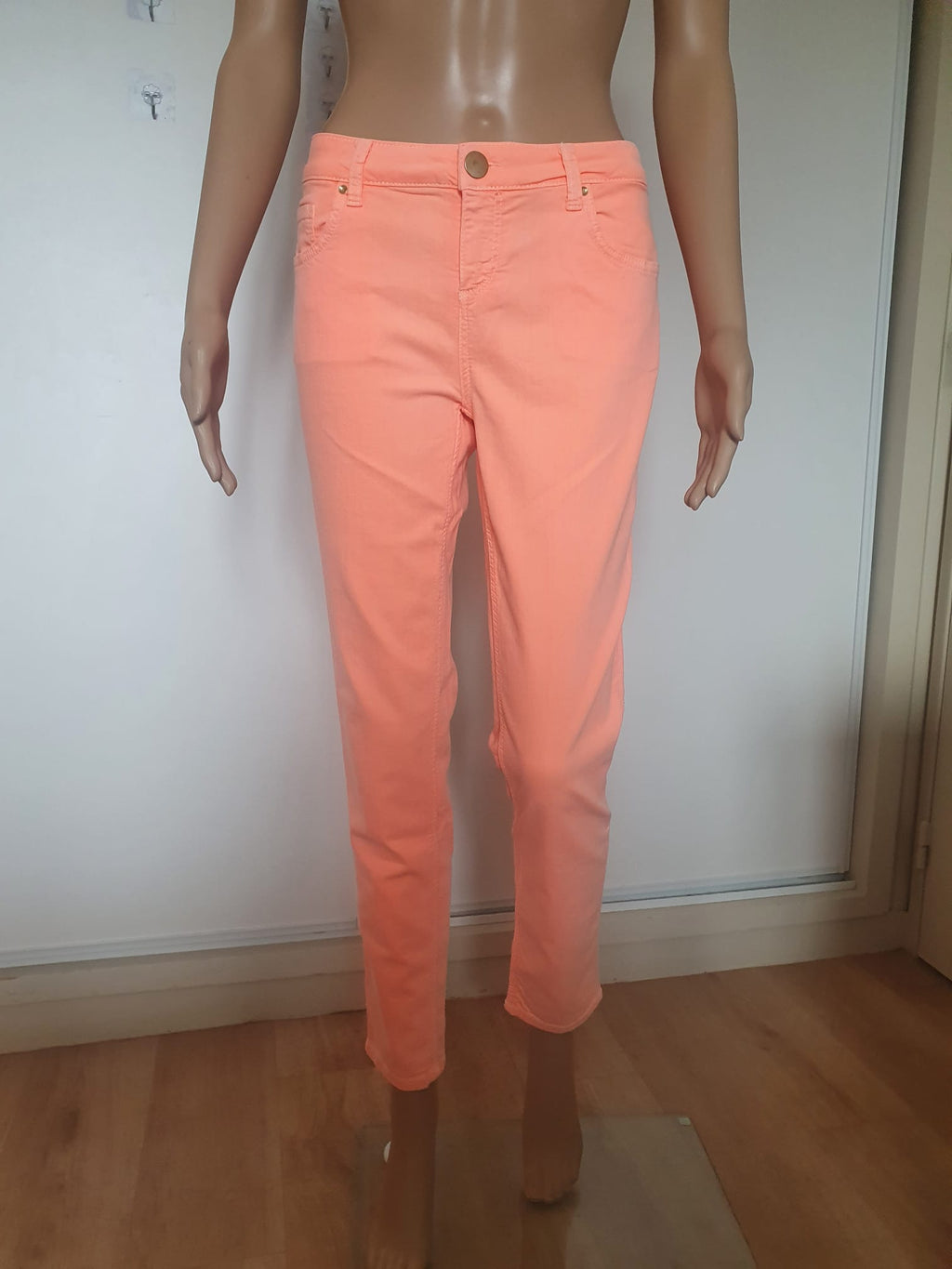 Pantalon Slim Rose Saumon Promod – Taille 40