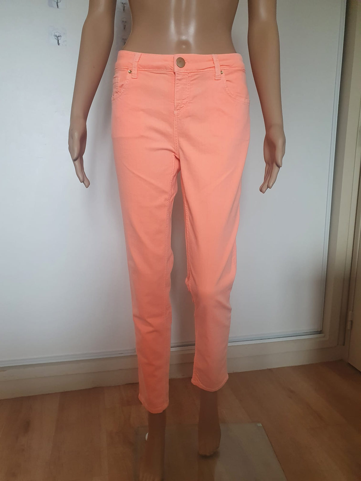 Pantalon Slim Rose Saumon Promod – Taille 40