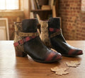 Bottines en cuir originales,  Laura Vita,  pointure 40. Odalocca 