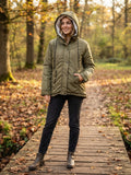 ​Parka Kaki à Capuche Fourrée – Le Manteau Chaud et Tendance de l'Hiver T40. Odalocca 