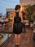 Petite Robe Noire H&M - Dos Nu Dentelle - Taille 38