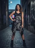 Robe asymétrique La Mode est à Vous imprimé étoiles taille 36