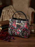 Sac à Main Laura Vita- Élégance Florale & Cuir Travaillé.  Odalocca 