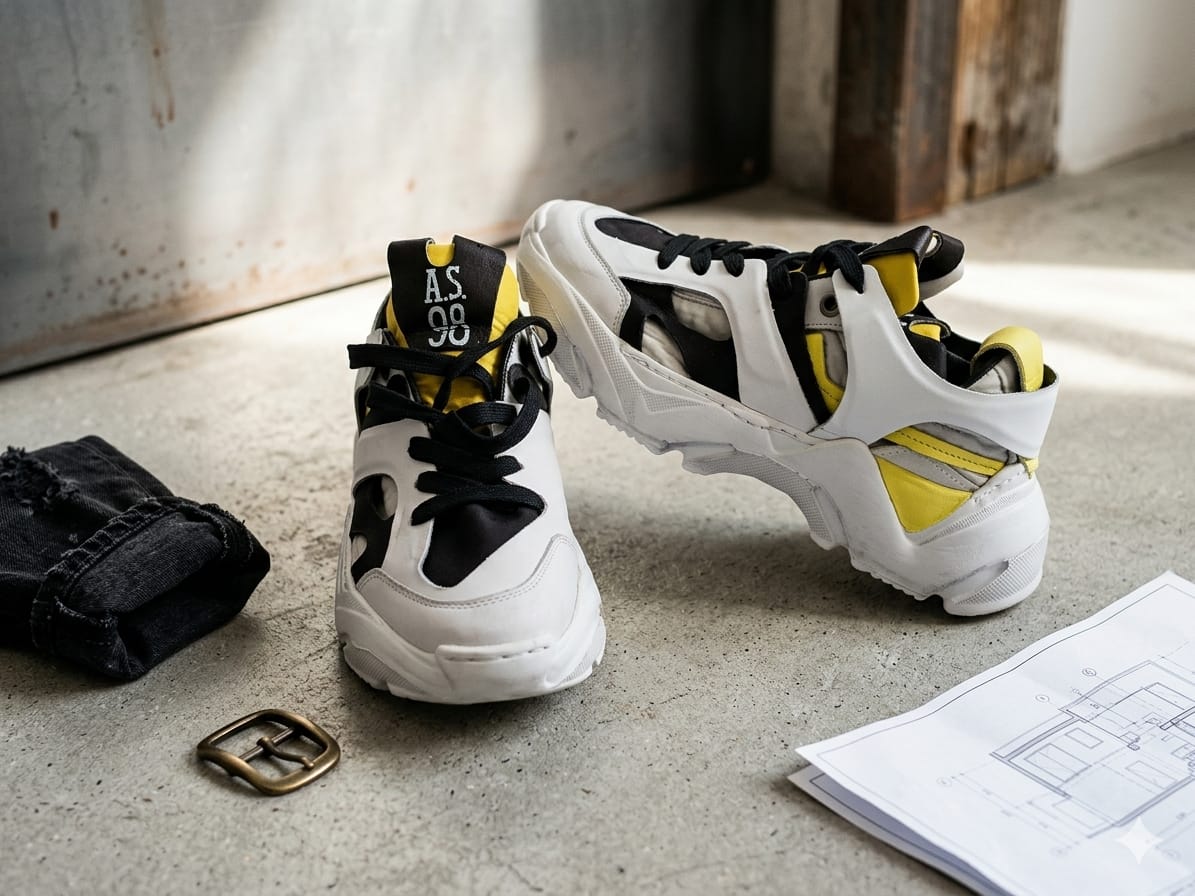 ​Sneakers A.S. 98 - Design Avant-Garde & Cuir Haut de Gamme - Pointure 39