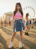 jupe-jean-promod-vintage-y2k-boho.