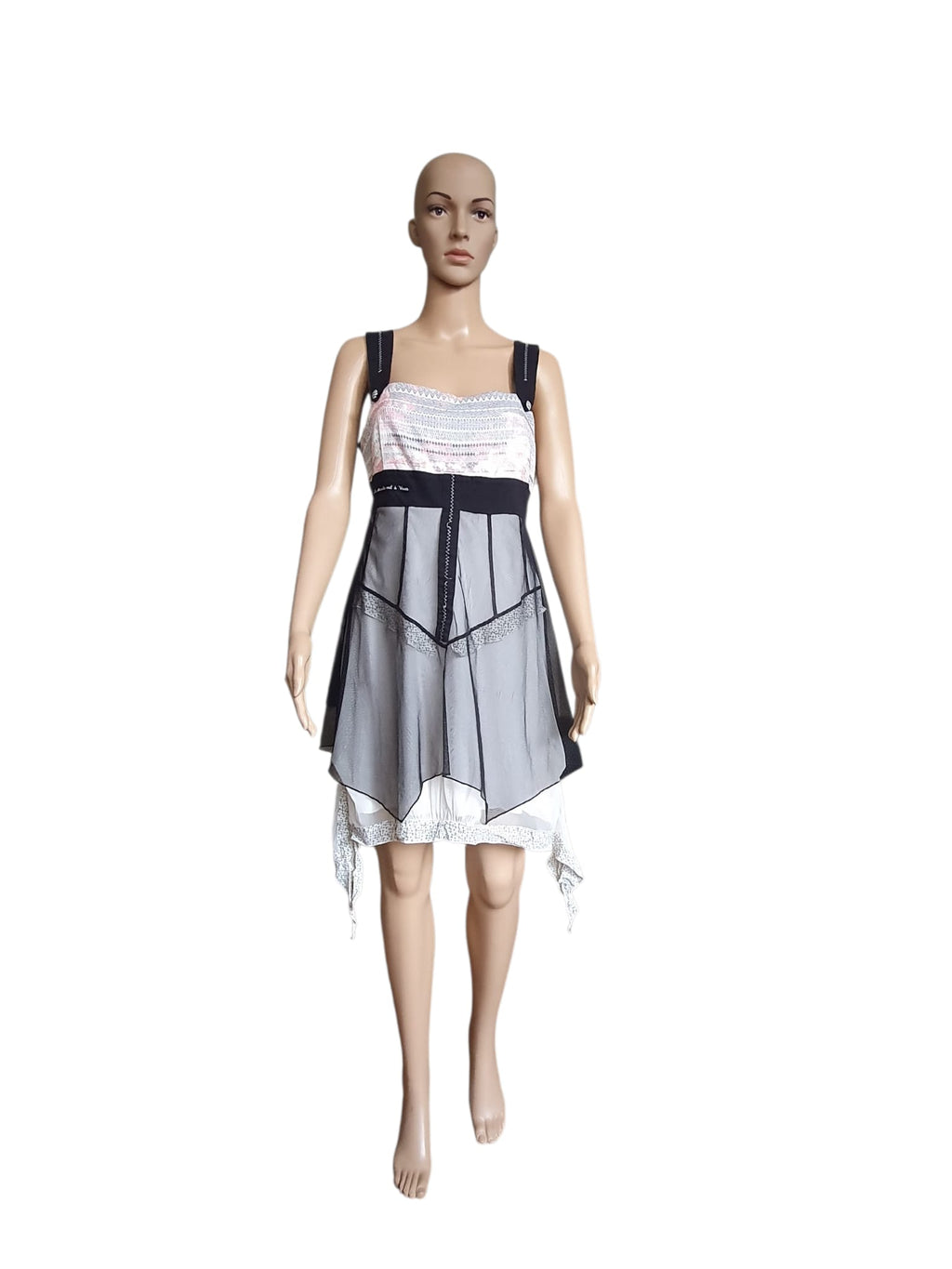 Robe de Créateur "La Mode est à Vous" – Style Bohème Chic & Asymétrique - Taille 38 (M