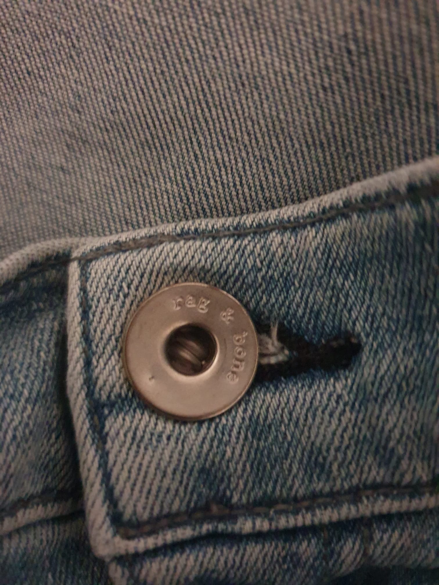Jean Rag & Bone - Modèle Lena- Luxe Distressed Denim T40