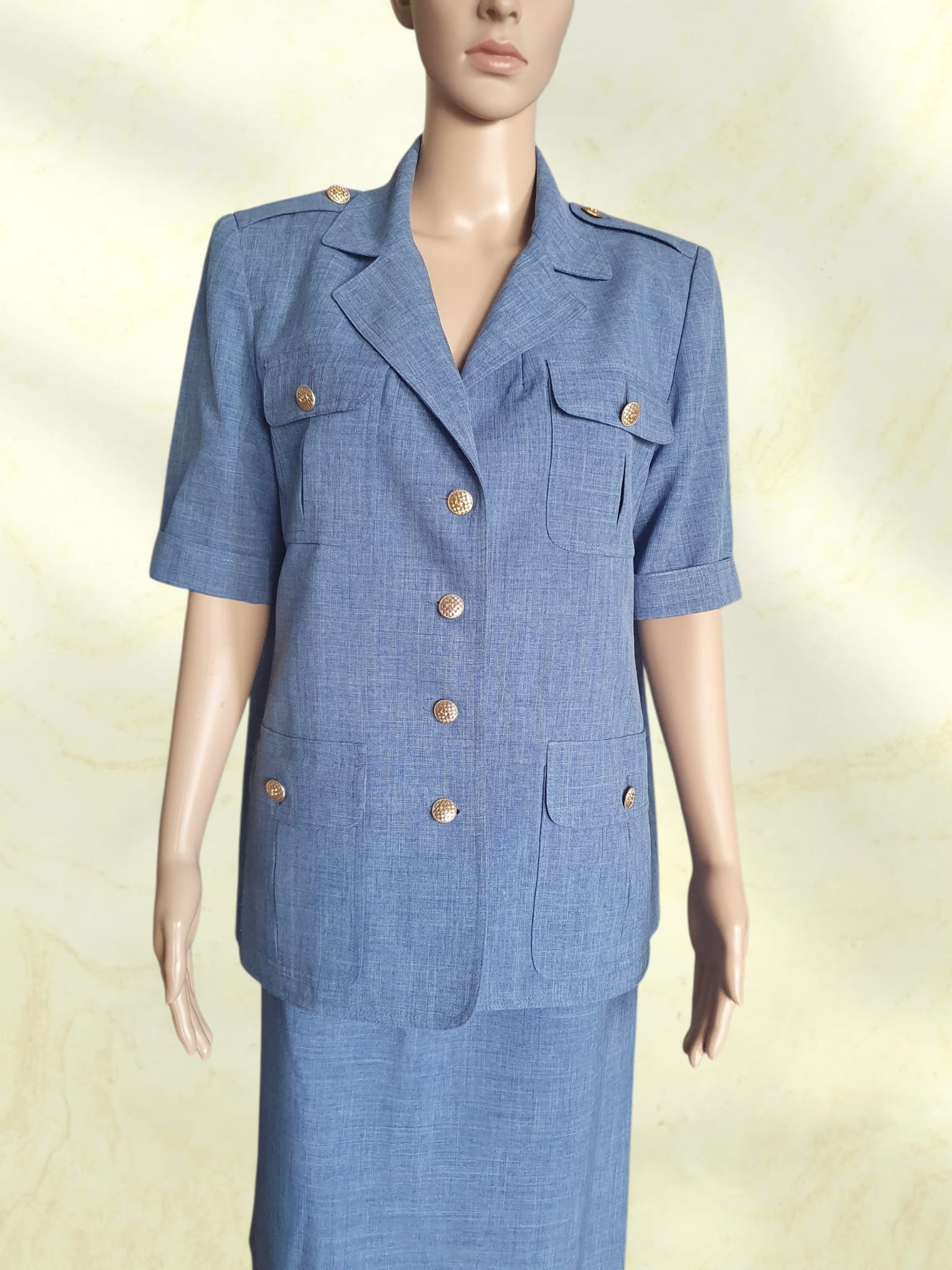 Blazer d’Été Vintage années 80/90  – Marilyn de Perel Paris - T44