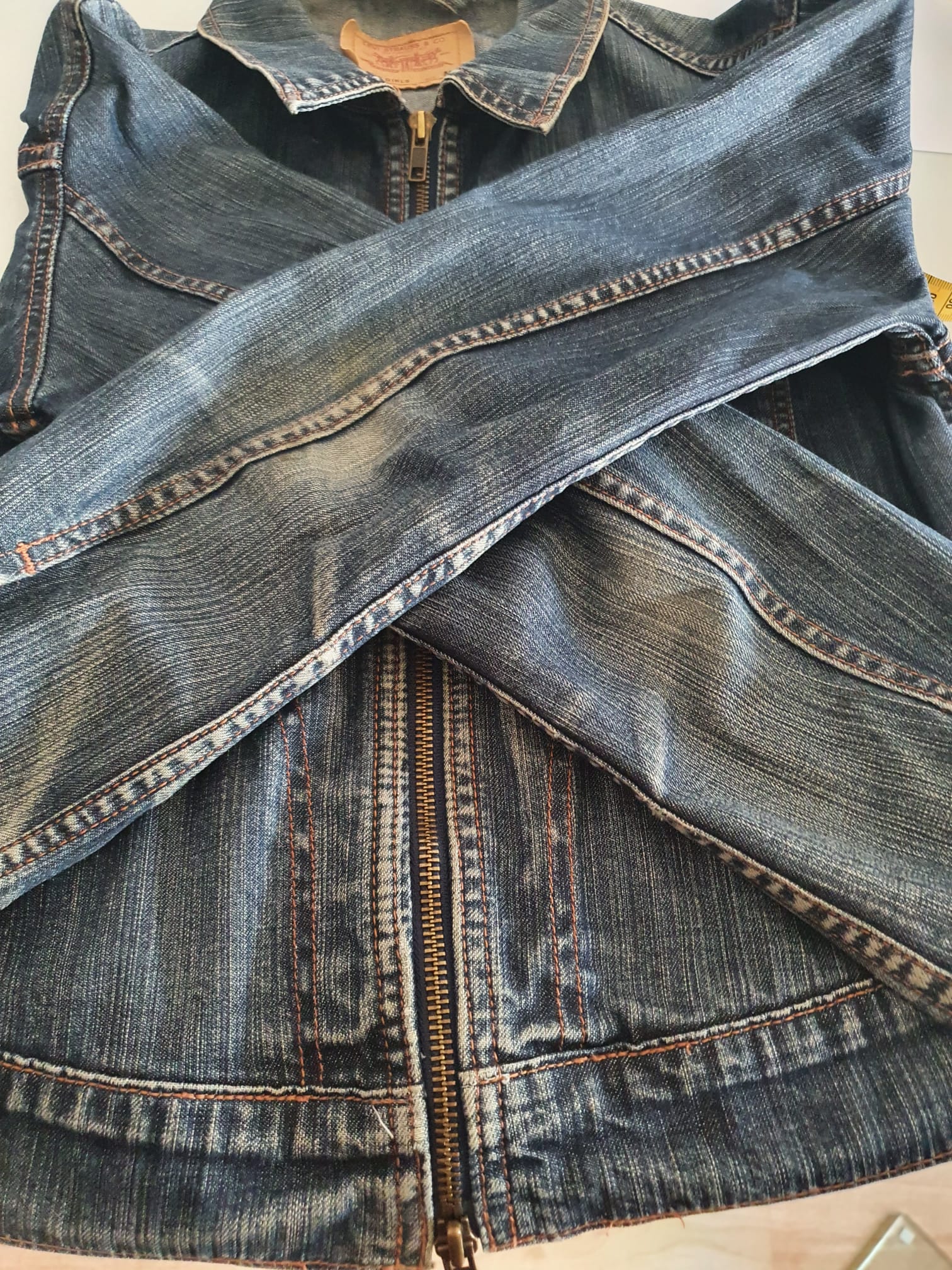 Veste Levi’s Vintage 73590 "For Girls" – Édition 2002 – Trucker Jacket Patinée- T38