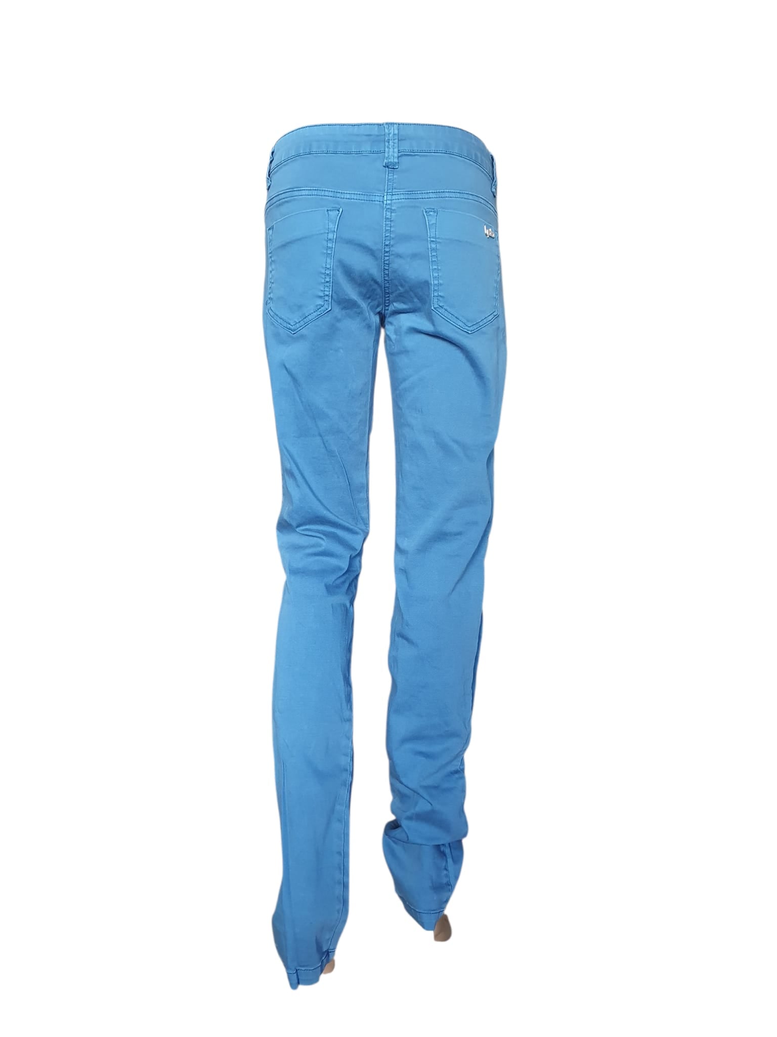 Pantalon Slim LPB - Bleu Canard - Coupe Fit & Style Biker - Taille 42