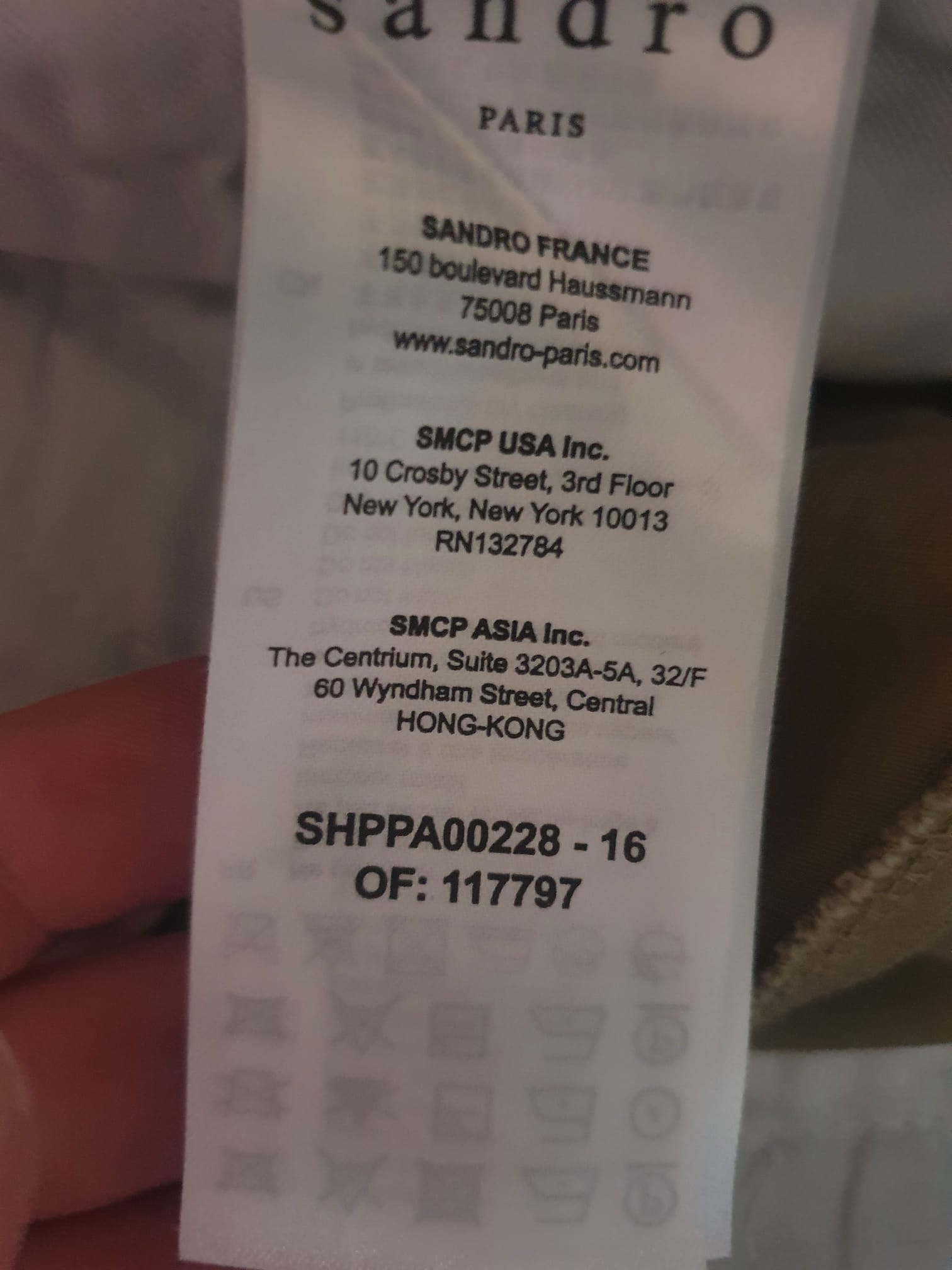 Pantalon Chino Sandro Paris – Kaki / Beige Taupe – XXL