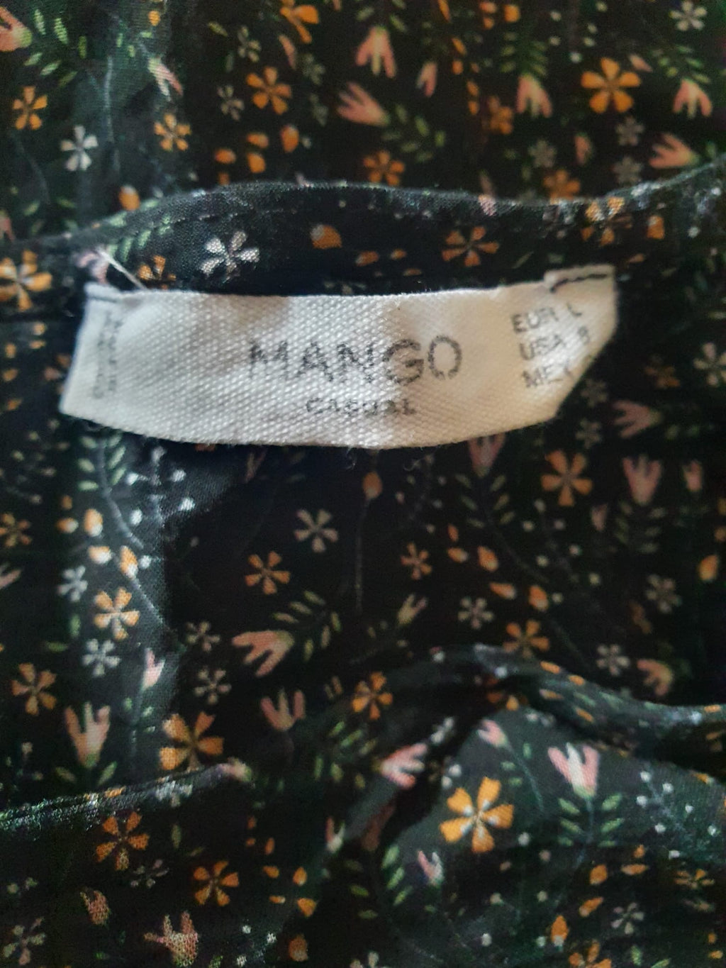 Robe Courte Fleurie MANGO Casual – Style Bohème Chic & Fluide T36