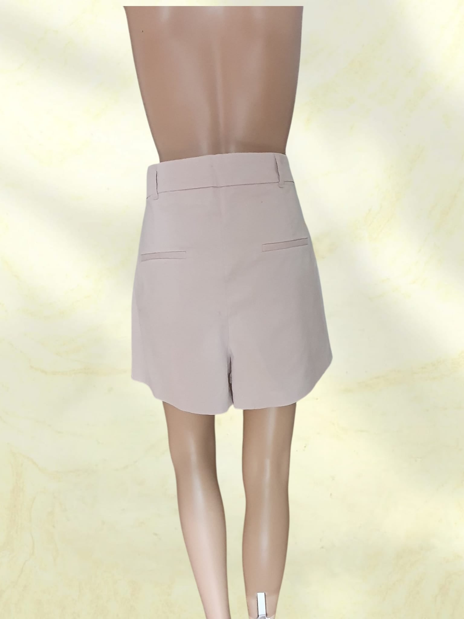 Short Bermuda Fluide Camaïeu – Beige Clair / Nude t46