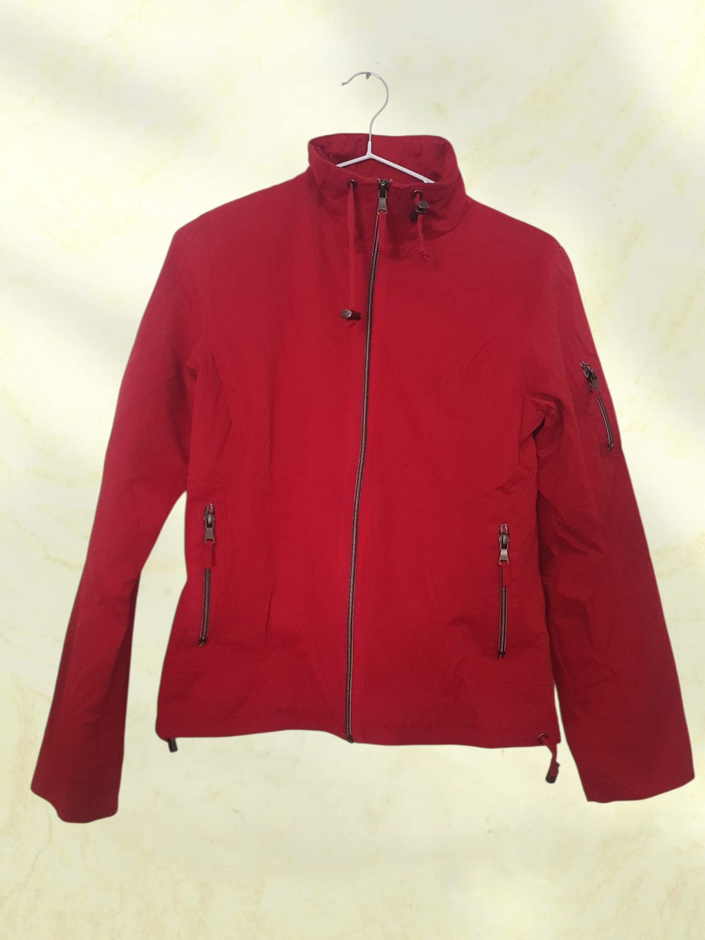 Veste Coupe-Vent Imperméable Femme Camaieu – Rouge – Taille 36