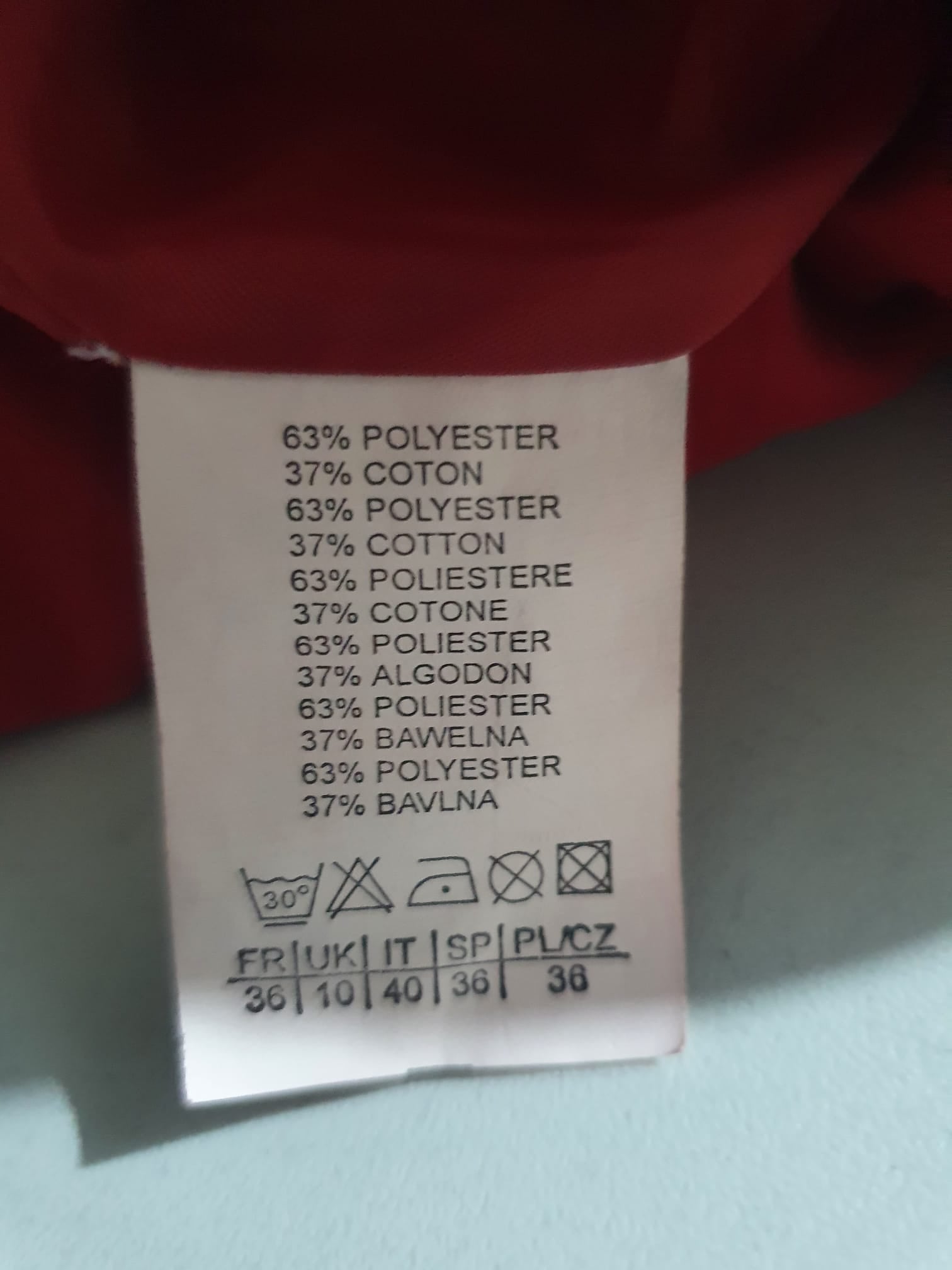 Veste Coupe-Vent Imperméable Femme Camaieu – Rouge – Taille 36