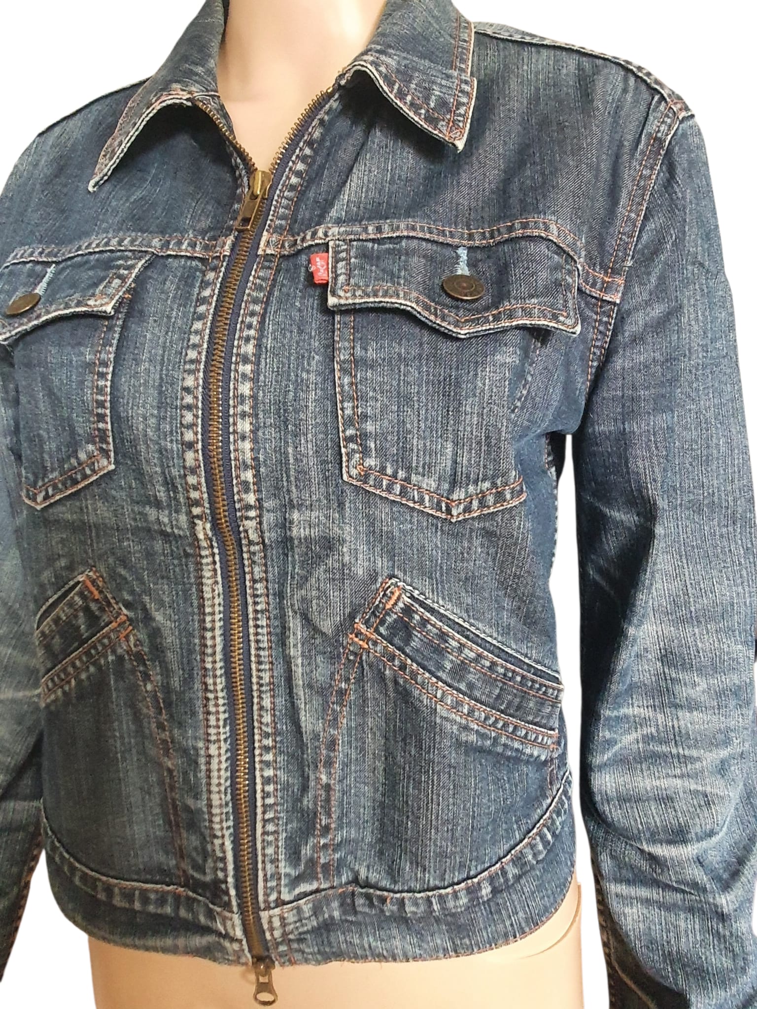 Veste Levi’s Vintage 73590 "For Girls" – Édition 2002 – Trucker Jacket Patinée- T38