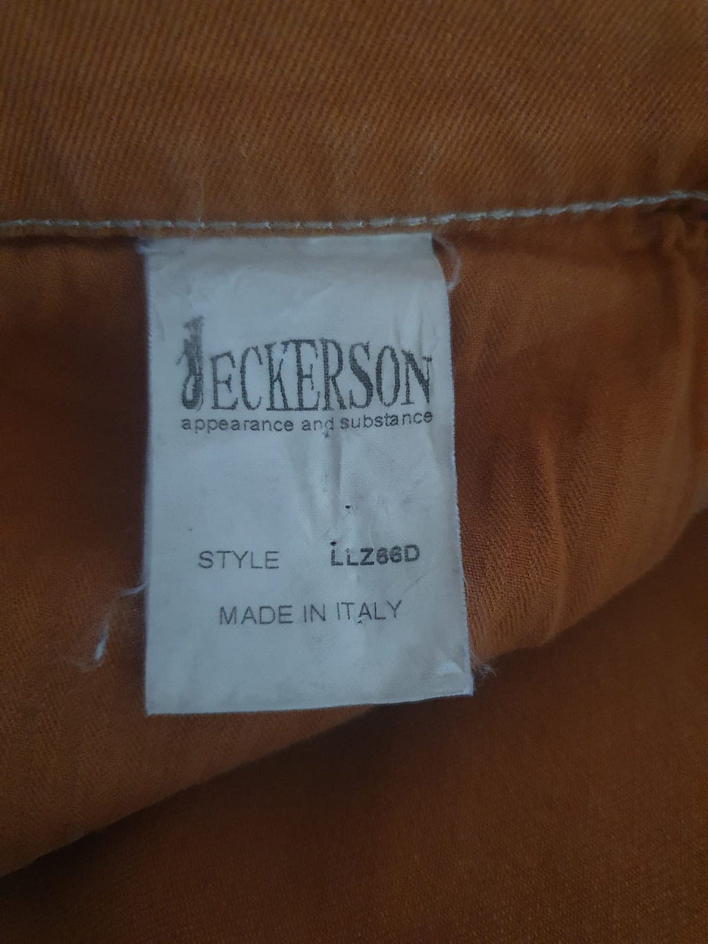 Pantalon Jeckerson Femme Slim Fit - Ocre Caramel - Made in Italy- T40