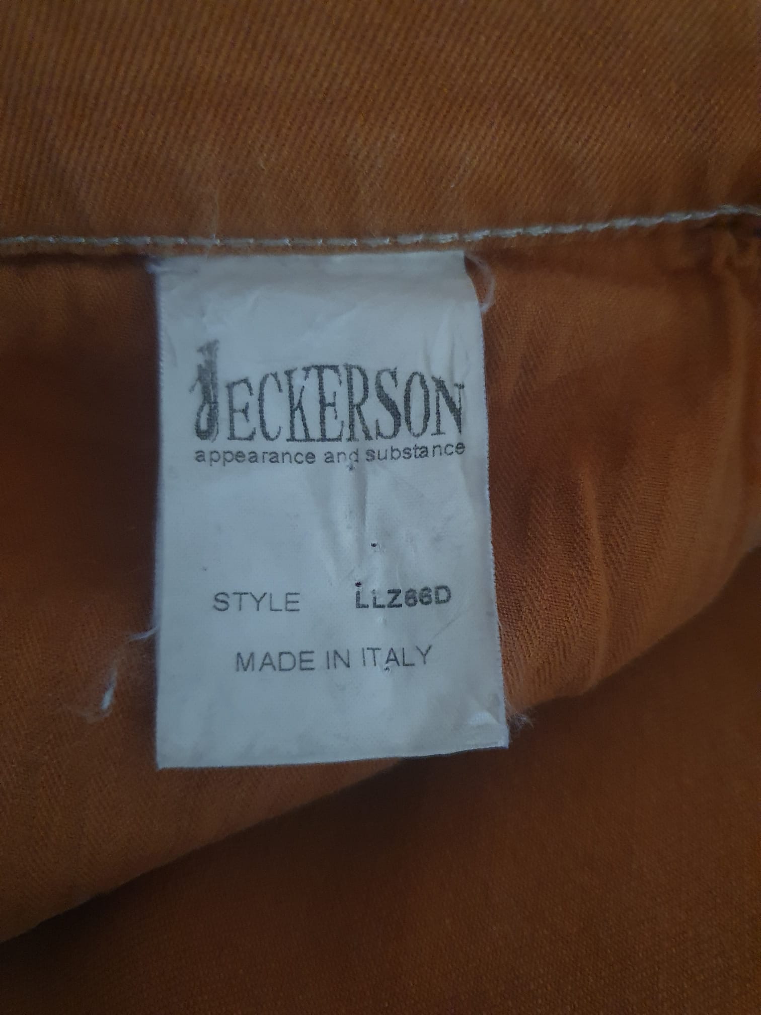 Pantalon Jeckerson Femme Slim Fit - Ocre Caramel - Made in Italy- T40