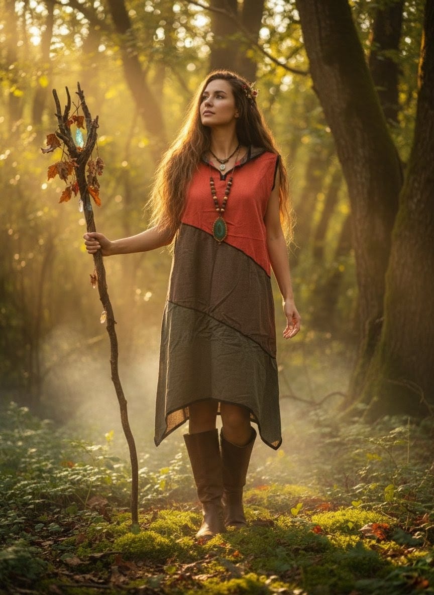 Robe Bohème nature esprit ethnique.  Marque Tara commerce équitable.  100% coton