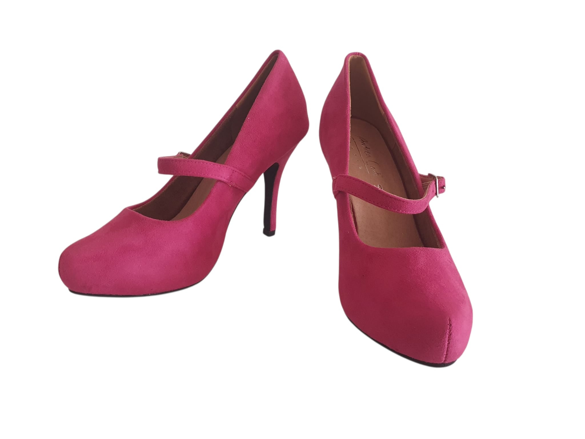 Escarpins Neufs Mary Jane Fuchia- Andrea Conti
