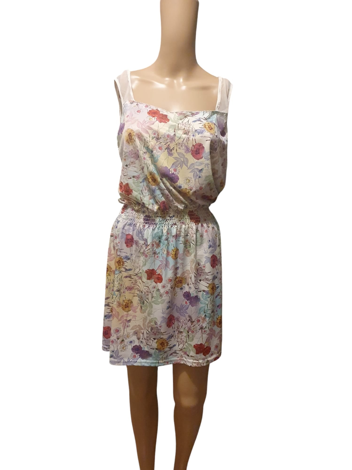 Robe d'été fleurie- Style Romantique & Bohème (T36)