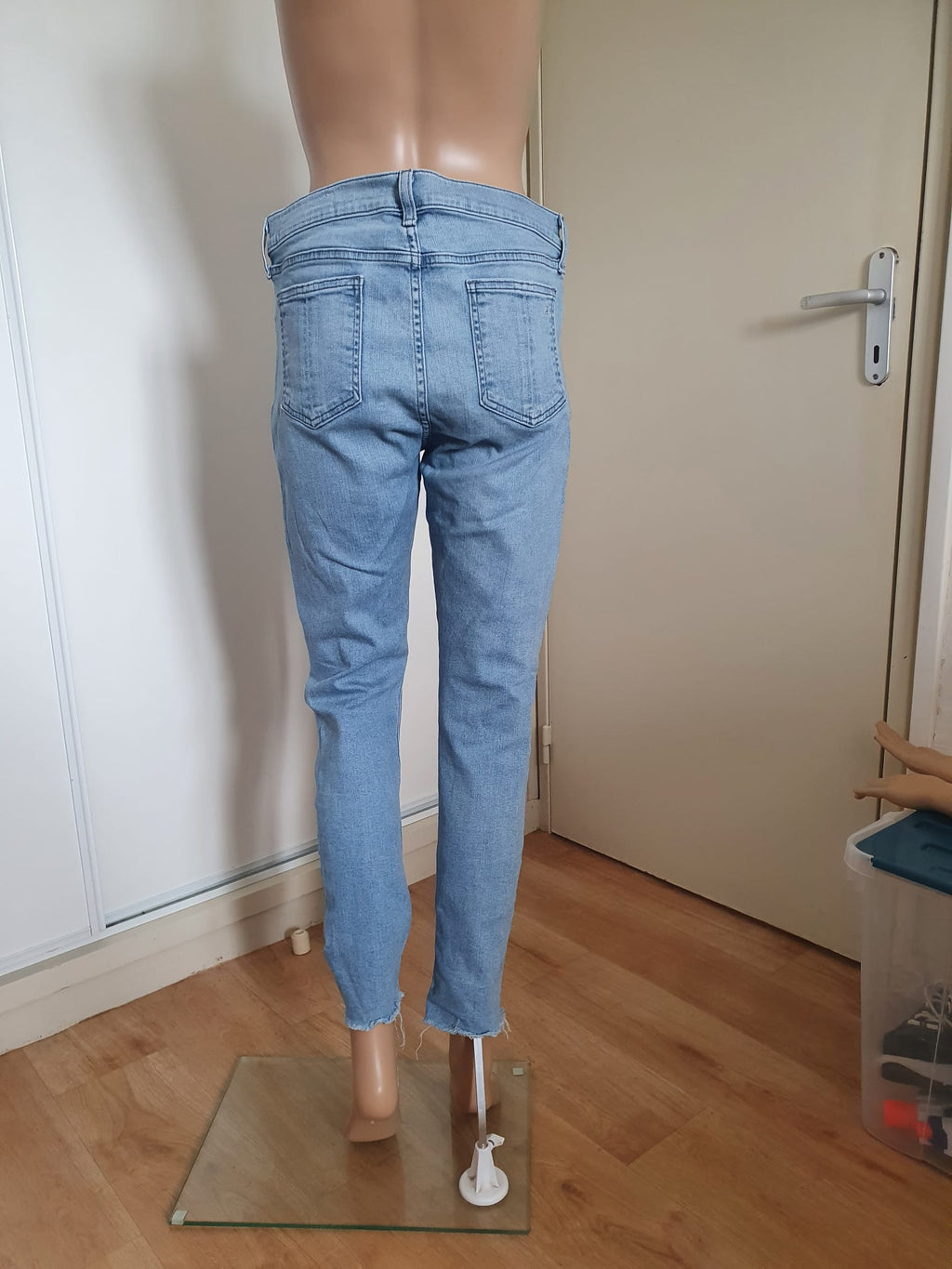 Jean Rag & Bone - Modèle Lena- Luxe Distressed Denim T40
