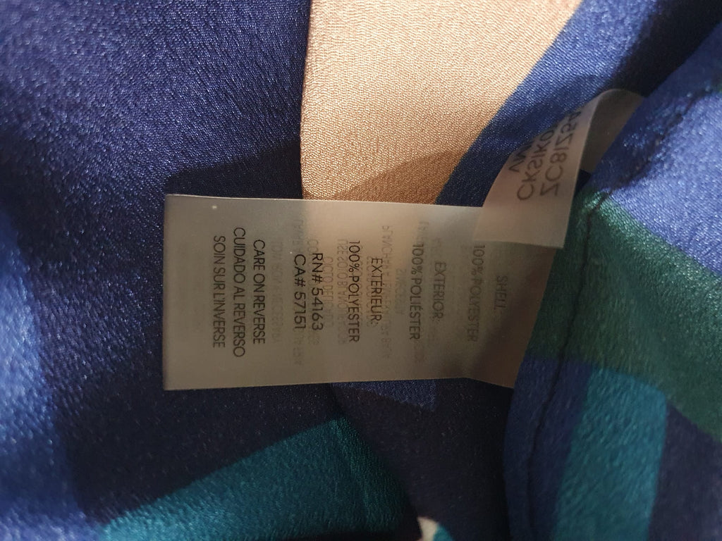 Élégante Chemise Calvin Klein- Imprimé Géométrique Abstrait