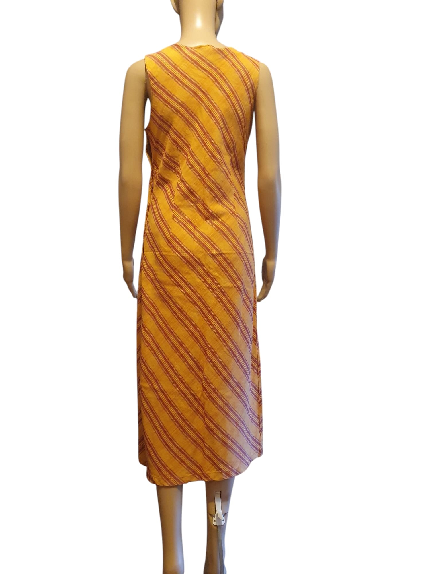 Robe longue Rayée "Vitaminée ". Taille 38