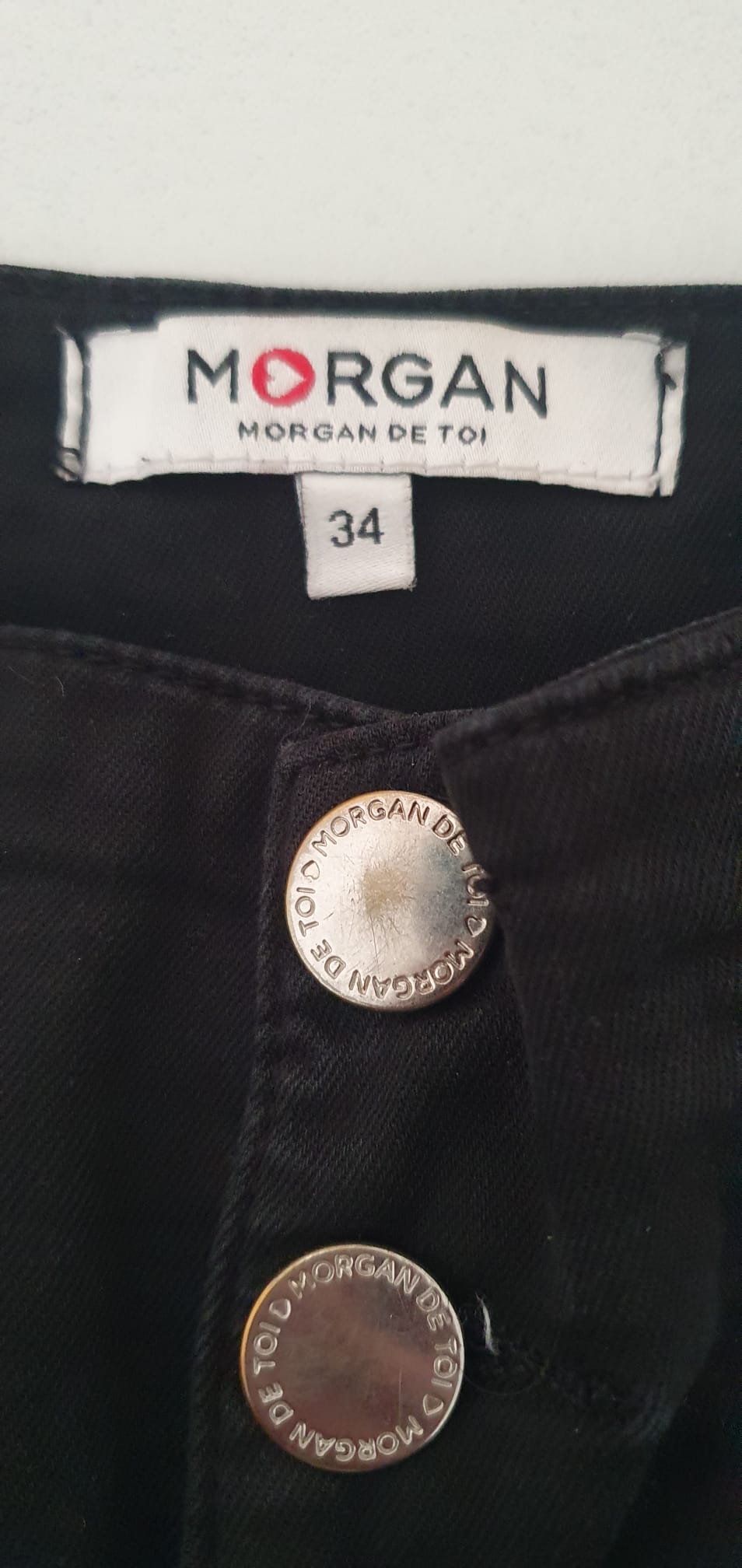 Jean Slim Noir Taille Haute - Morgan de Toi - Coupe Galbante T34