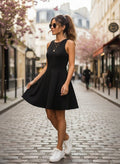 Petite Robe Noire Hollister Chic & Dos Nu- Skater Dress S