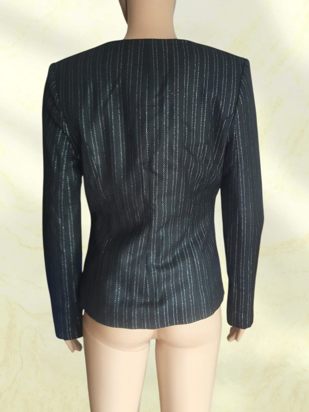 Veste Blazer Noir et Argenté "Fi'More" – T36