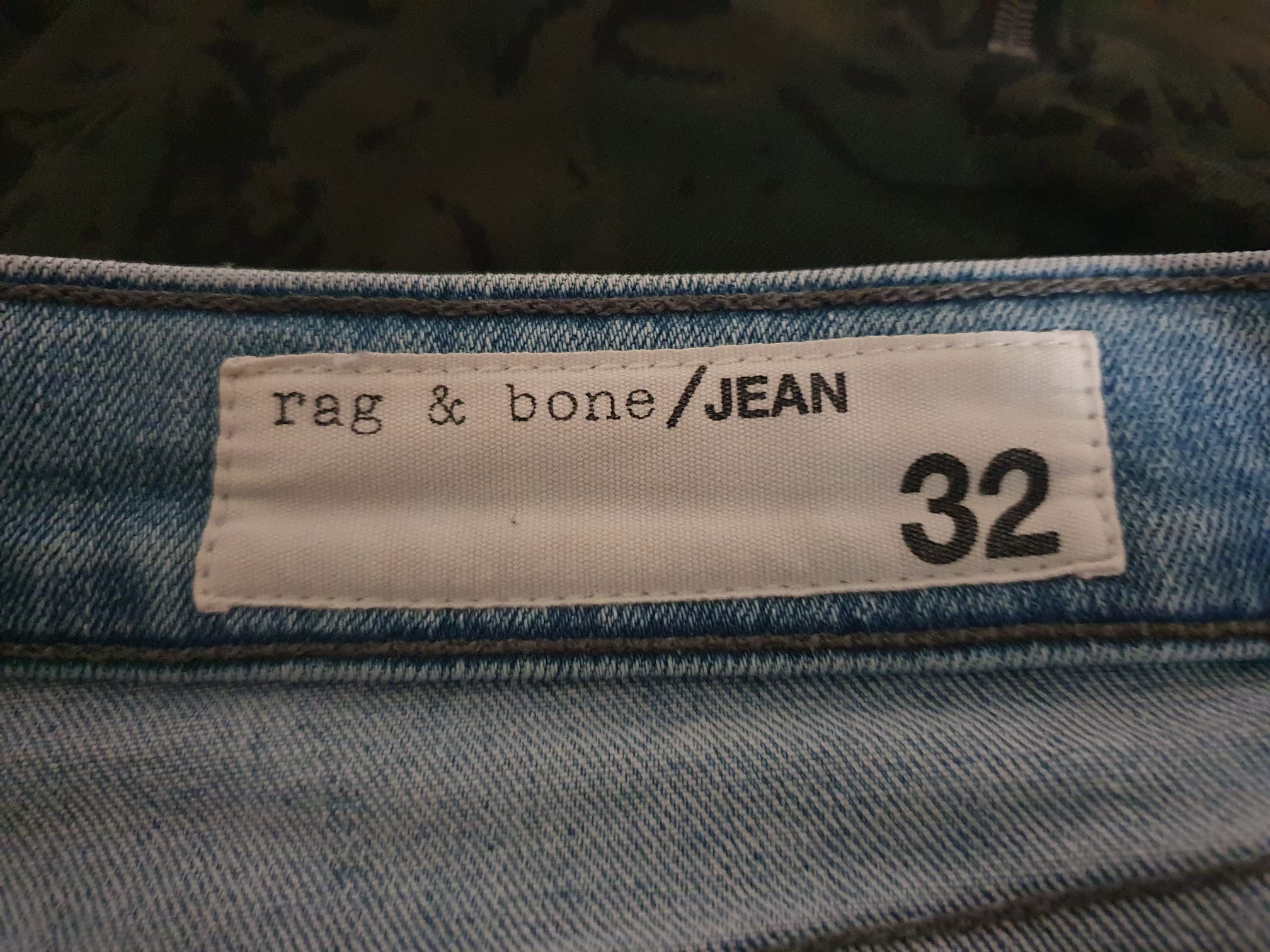 Jean Rag & Bone - Modèle Lena- Luxe Distressed Denim T40