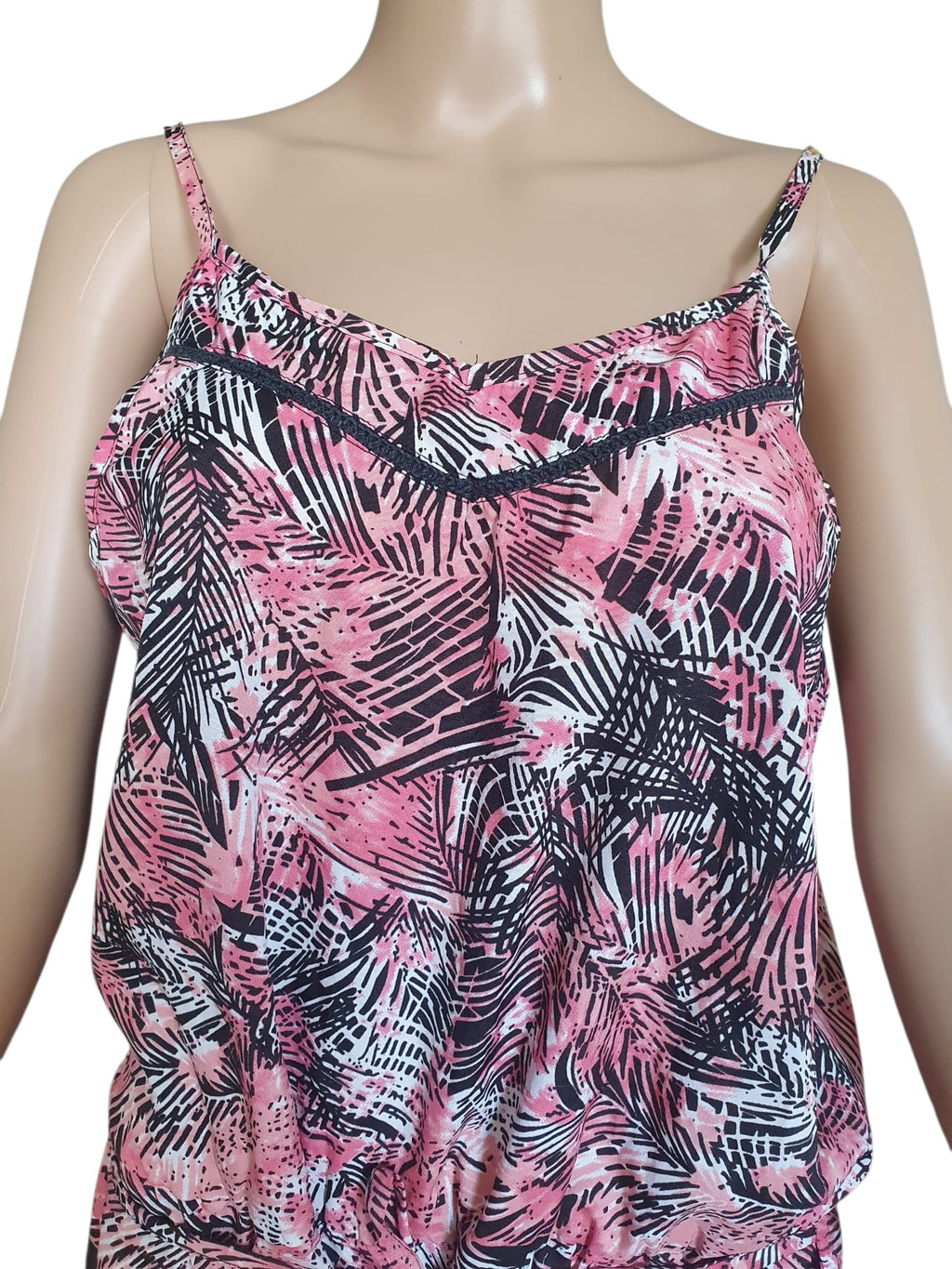 Combi-short Femme Fleurie & Dentelle – Style Boho Chic – Woman Only (Taille 42)