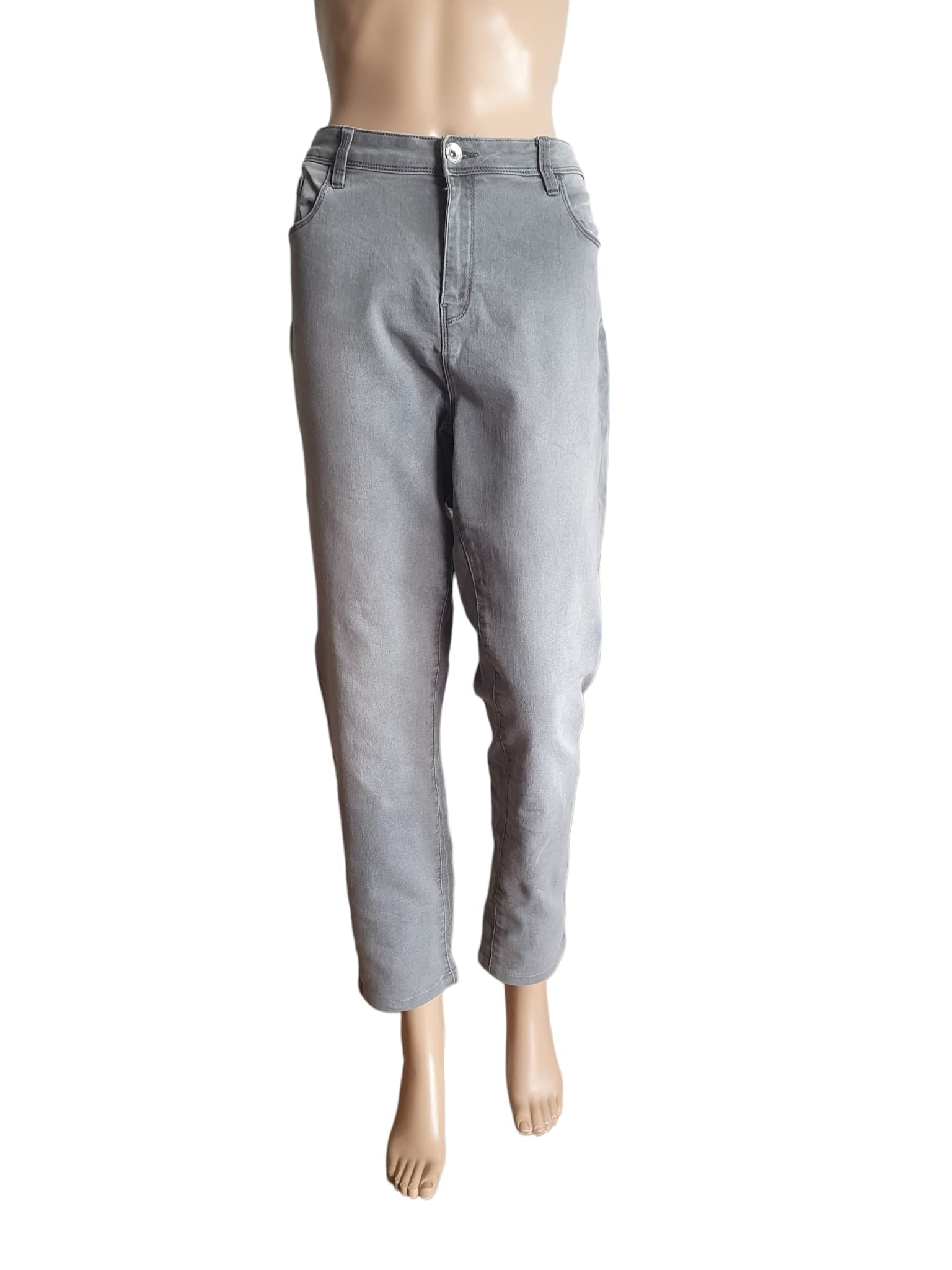 Jean Femme Gris Anthracite Stretch - Marque Complices T44