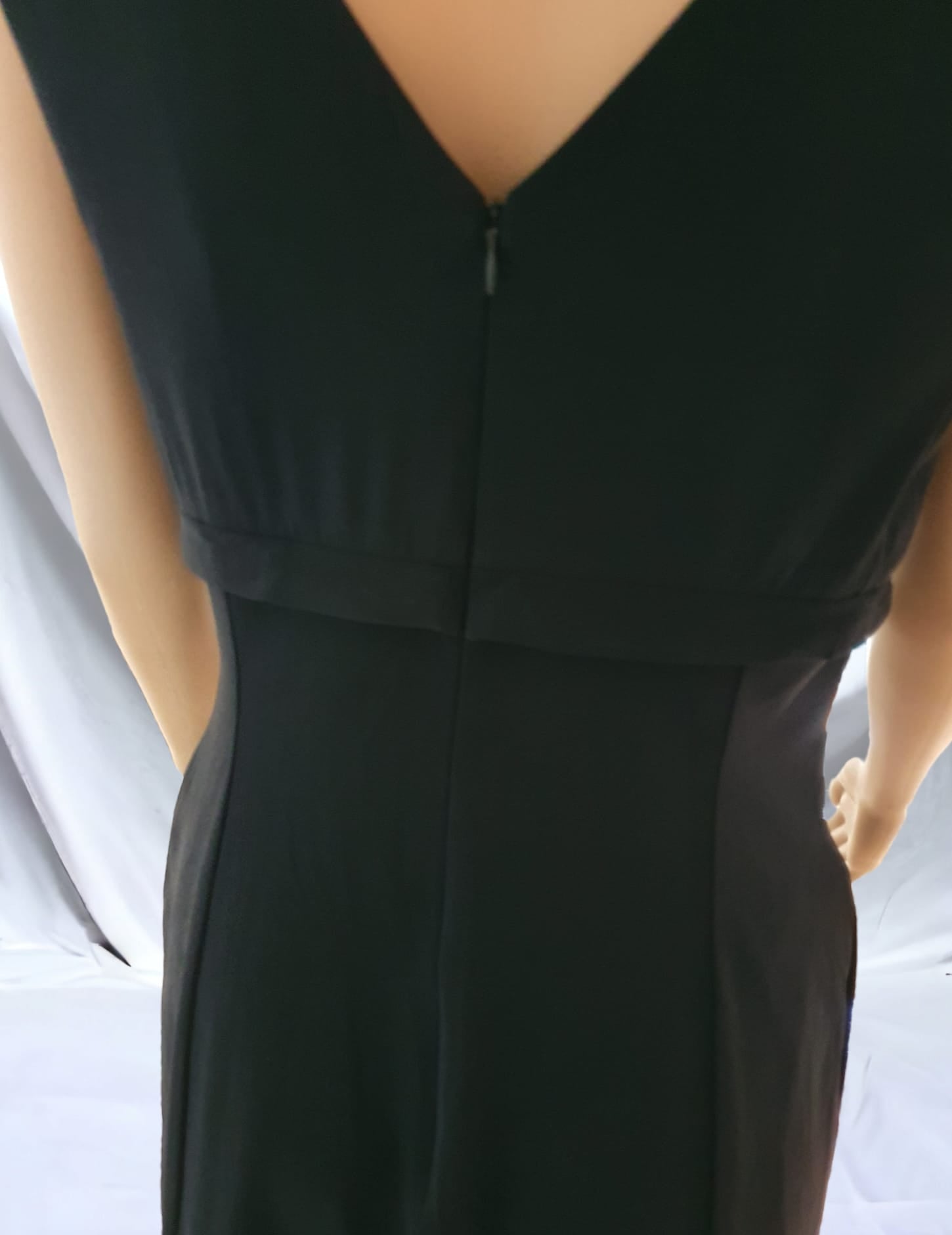 Élégante Robe Longue Noire Hugan'co- Taille 40