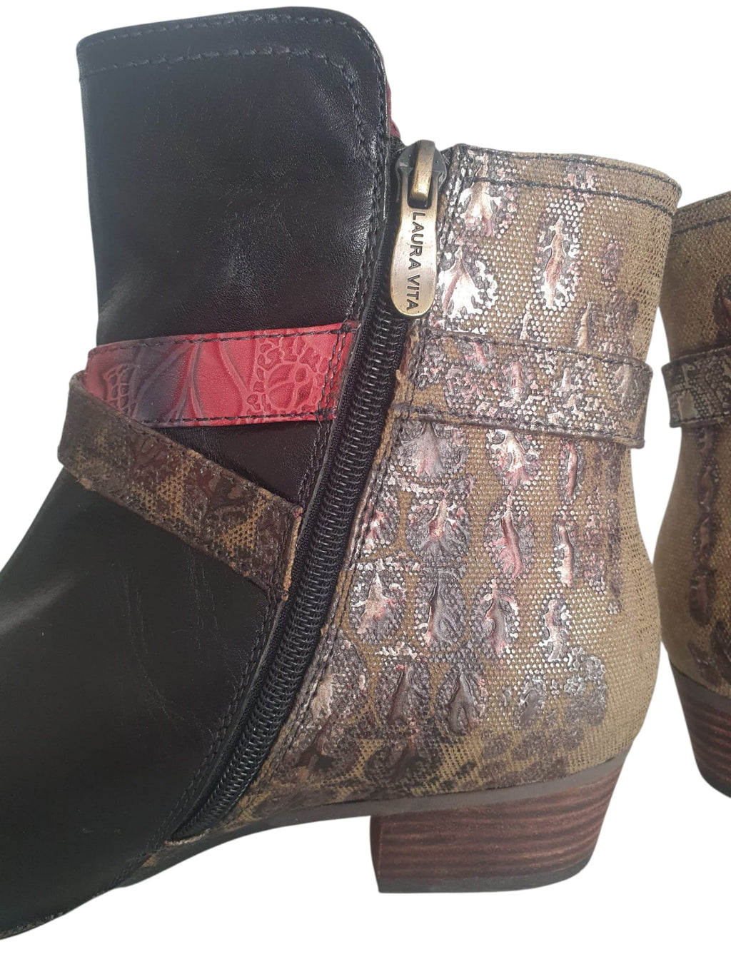 Bottines en cuir Laura Vita- Style Original & Confort Arty