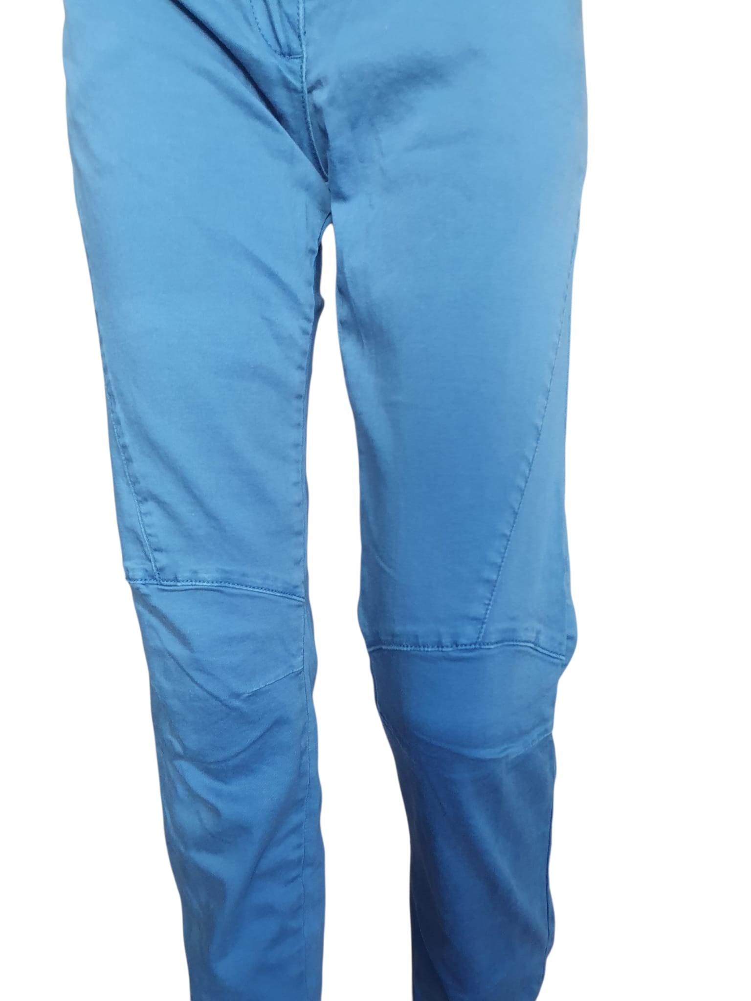 Pantalon Slim LPB - Bleu Canard - Coupe Fit & Style Biker - Taille 42