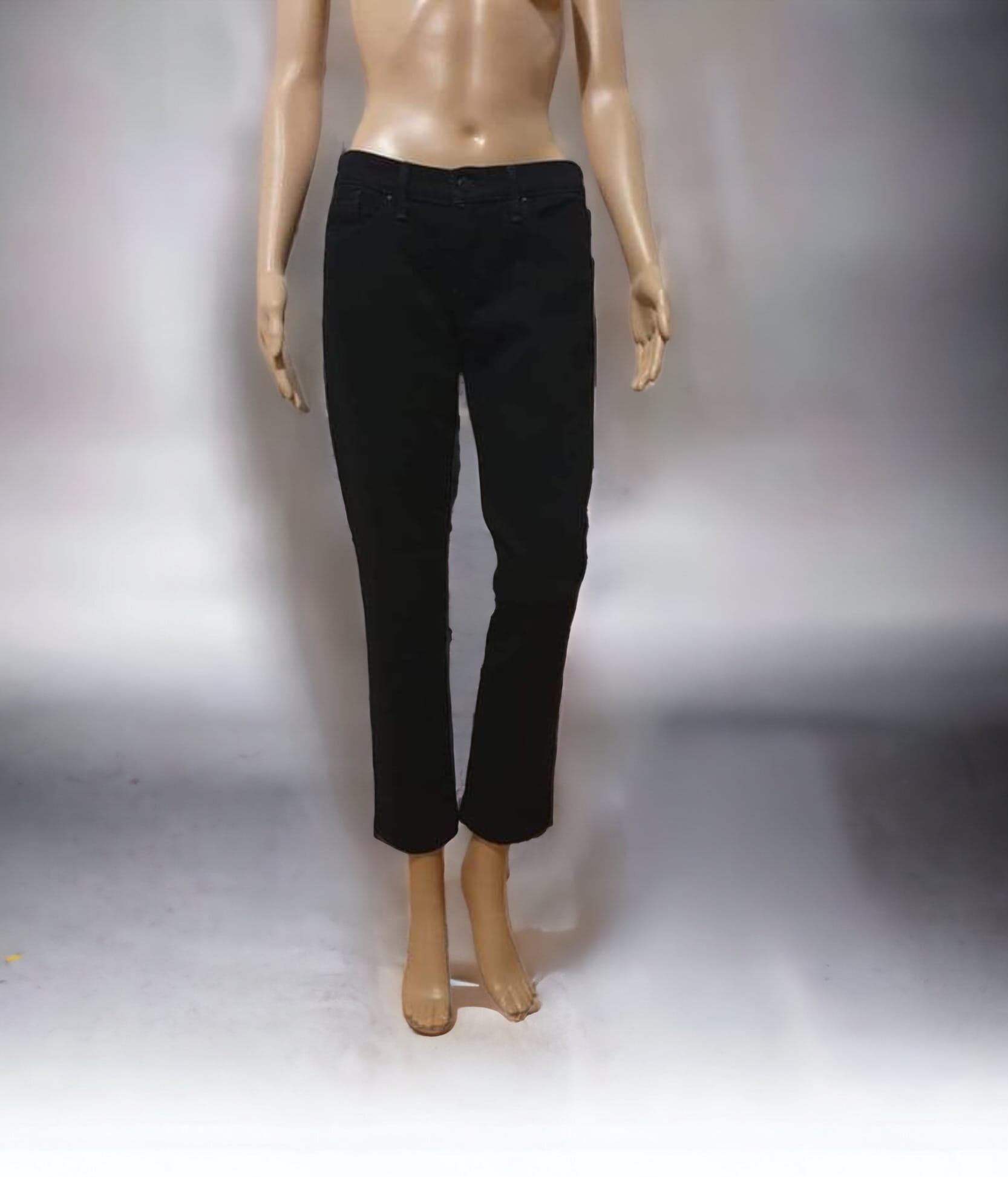 🖤 Jean Joe's Jeans "The Lara" – Coupe Cigarette – Noir Intense (Stay Black) T40
