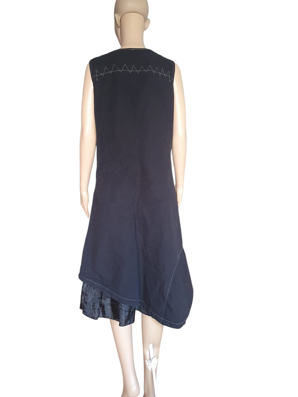 Robe d’été Noire Arty en Coton - Jacqueline Riu - Taille 44
