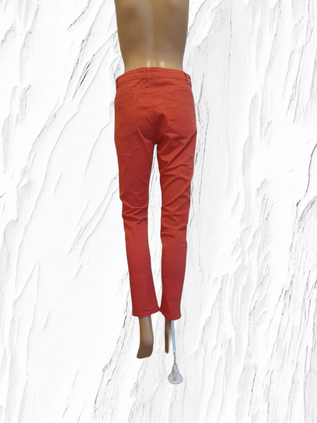 Jean Skinny Corail Vibrant - Taille 38