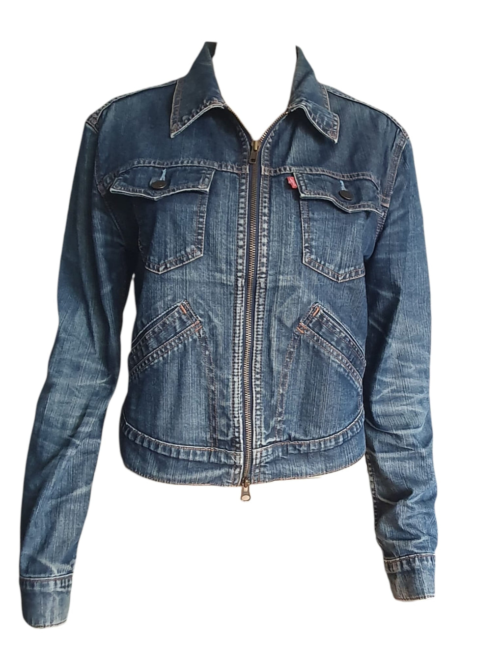 Veste Levi’s Vintage 73590 "For Girls" – Édition 2002 – Trucker Jacket Patinée- T38