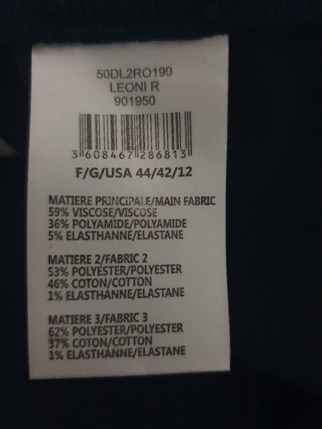 Robe droite Diane Laury- Marine & Graphique- Taille 44