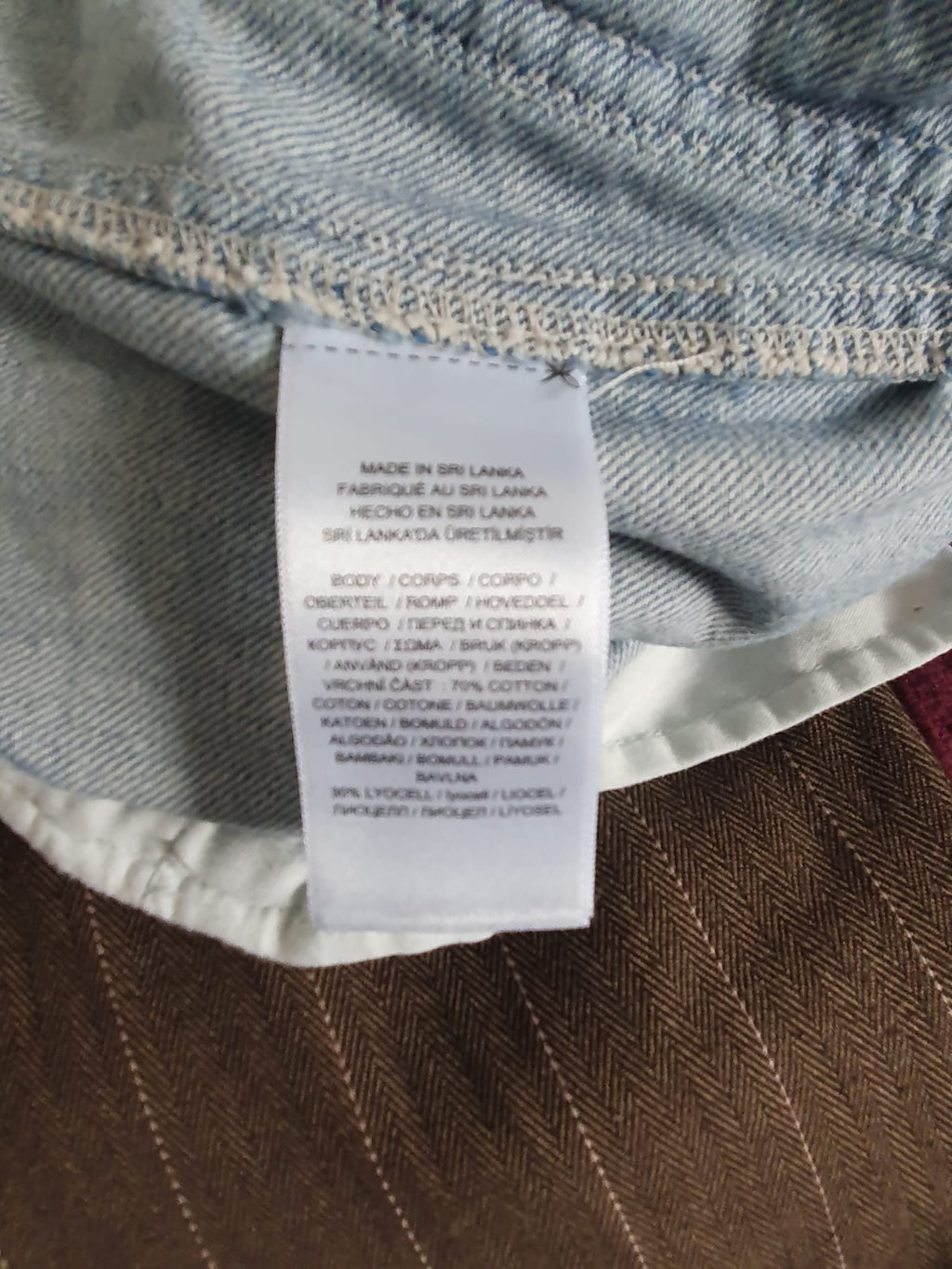 💙 Jean Cargo Lauren Ralph Lauren en Denim Fluide – Bleu Délavé – Taille 42/44