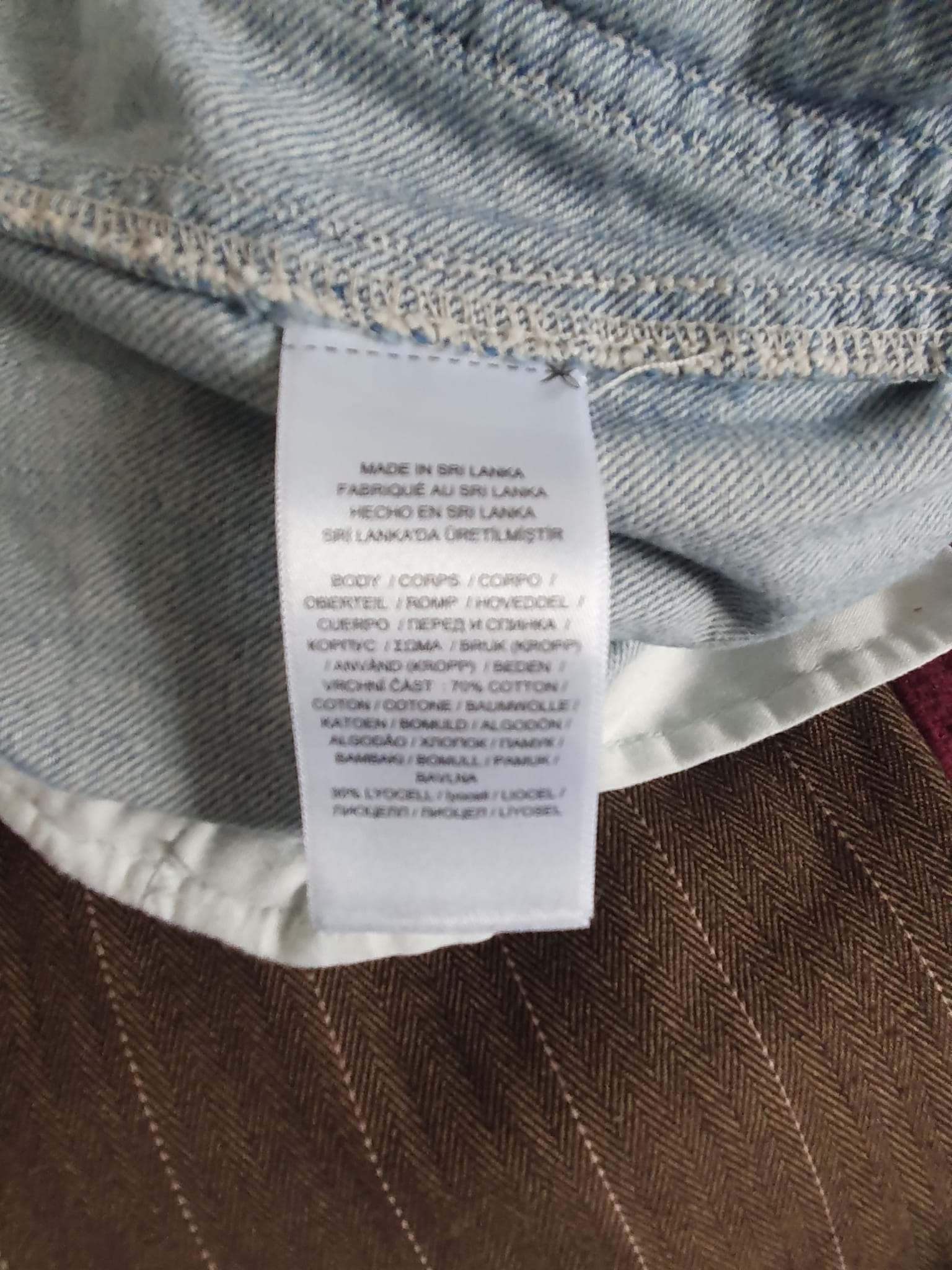 💙 Jean Cargo Lauren Ralph Lauren en Denim Fluide – Bleu Délavé – Taille 42/44