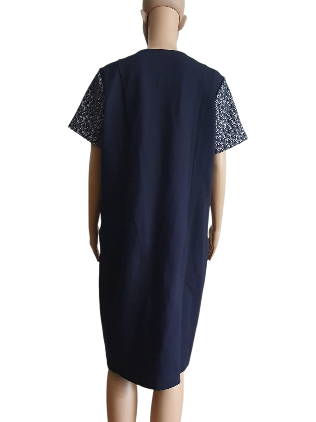 Robe droite Diane Laury- Marine & Graphique- Taille 44