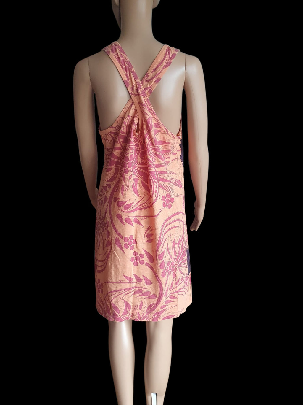 🌸 Robe d'Été Kaporal – Graphisme Artistique & Détails Strass T40
